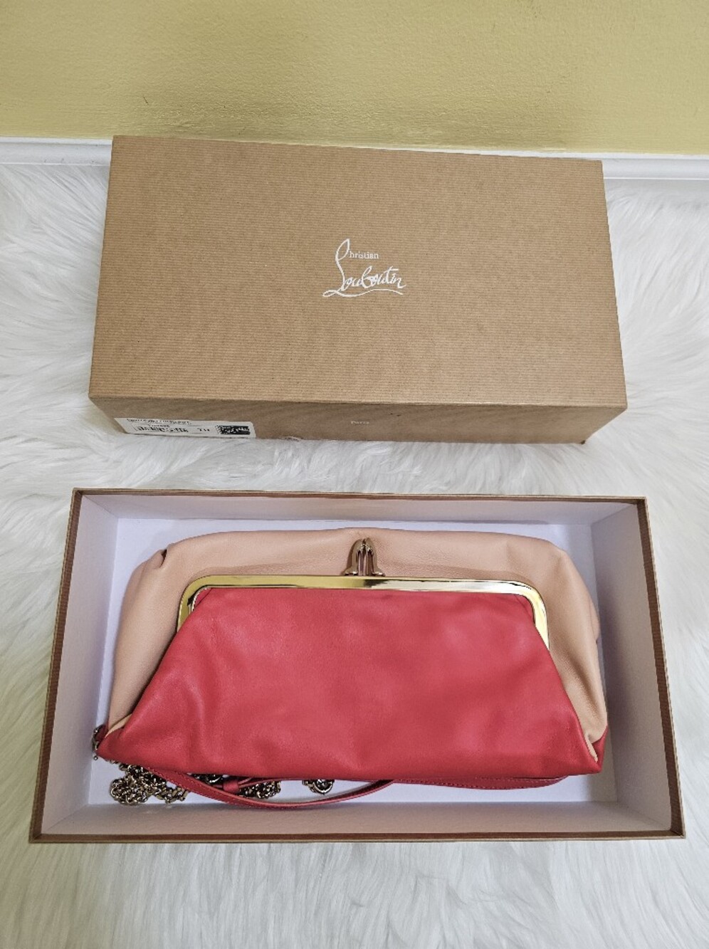 Christian Louboutin Maxi Loubi Clutch Calf - Picture 8 of 17